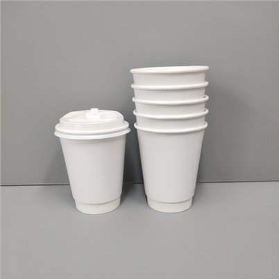 16 Oz Qopqoqli Ikki Devorli Kofe Stakan Ø90