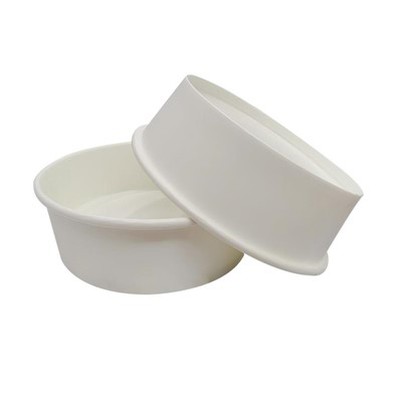 500ml To'rtburchak qog'oz idishlar Oq