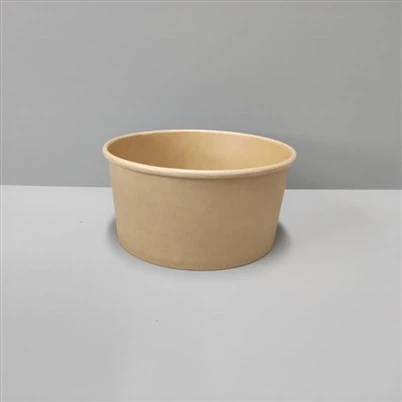 750ml dumaloq qog'oz idishlari Kraft